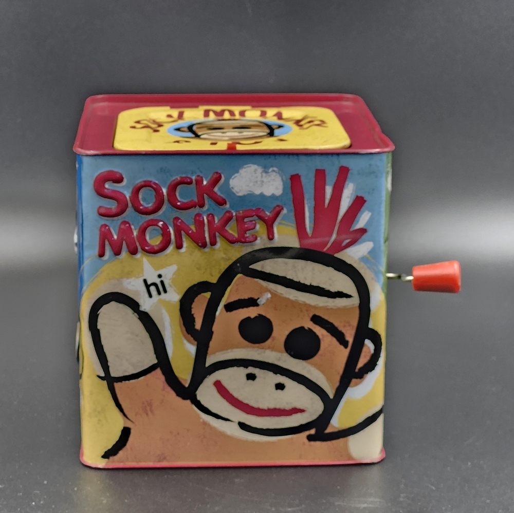Sock Monkey Jack in the Box